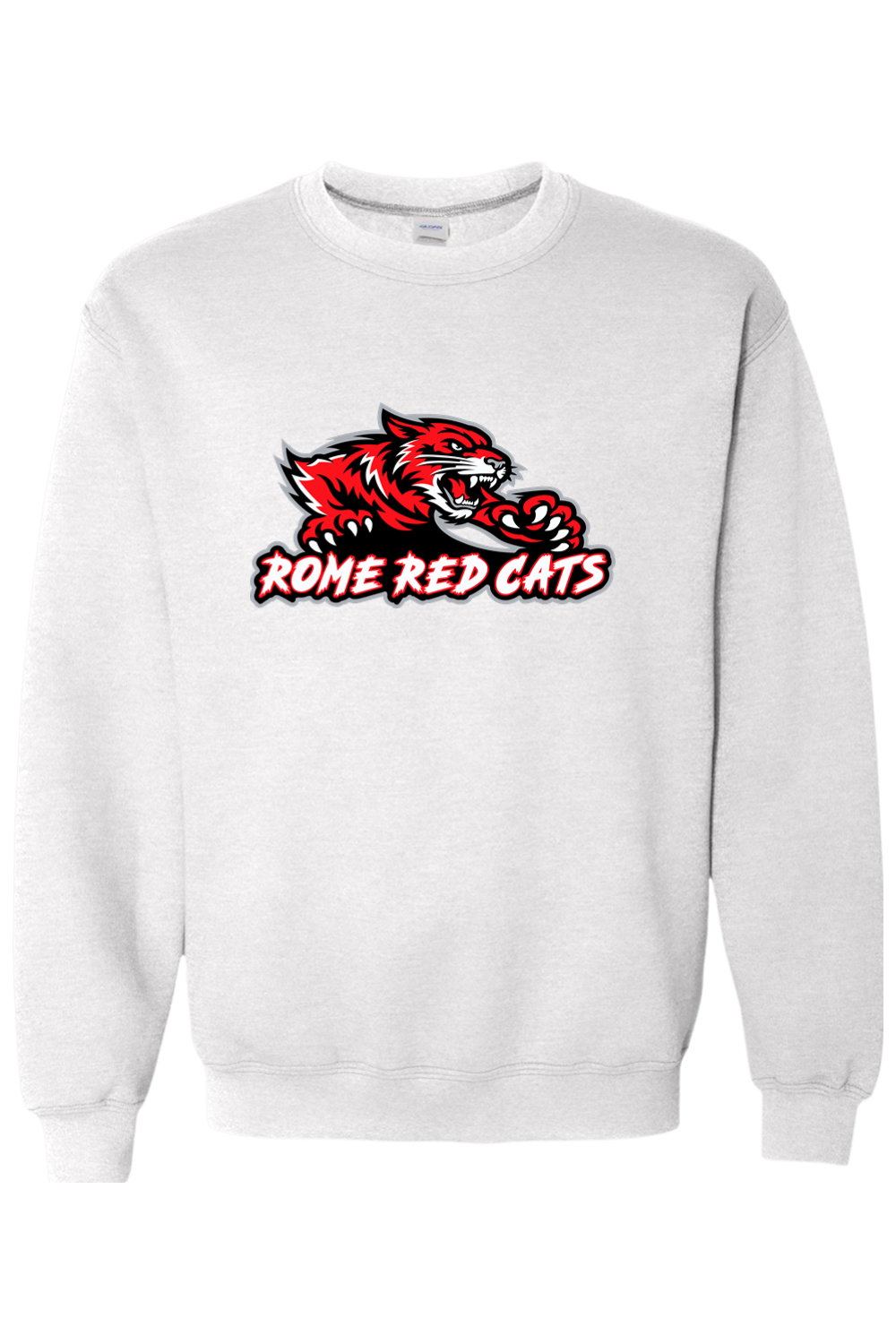 Rome Red Cats | Adult | Gildan Heavy Blend Crewneck Sweatshirt