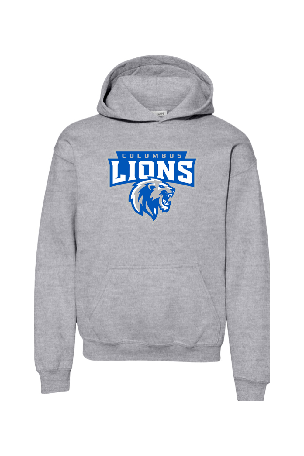 Columbus Lions | Youth | Gildan Heavy Blend Hooded Sweatshirt