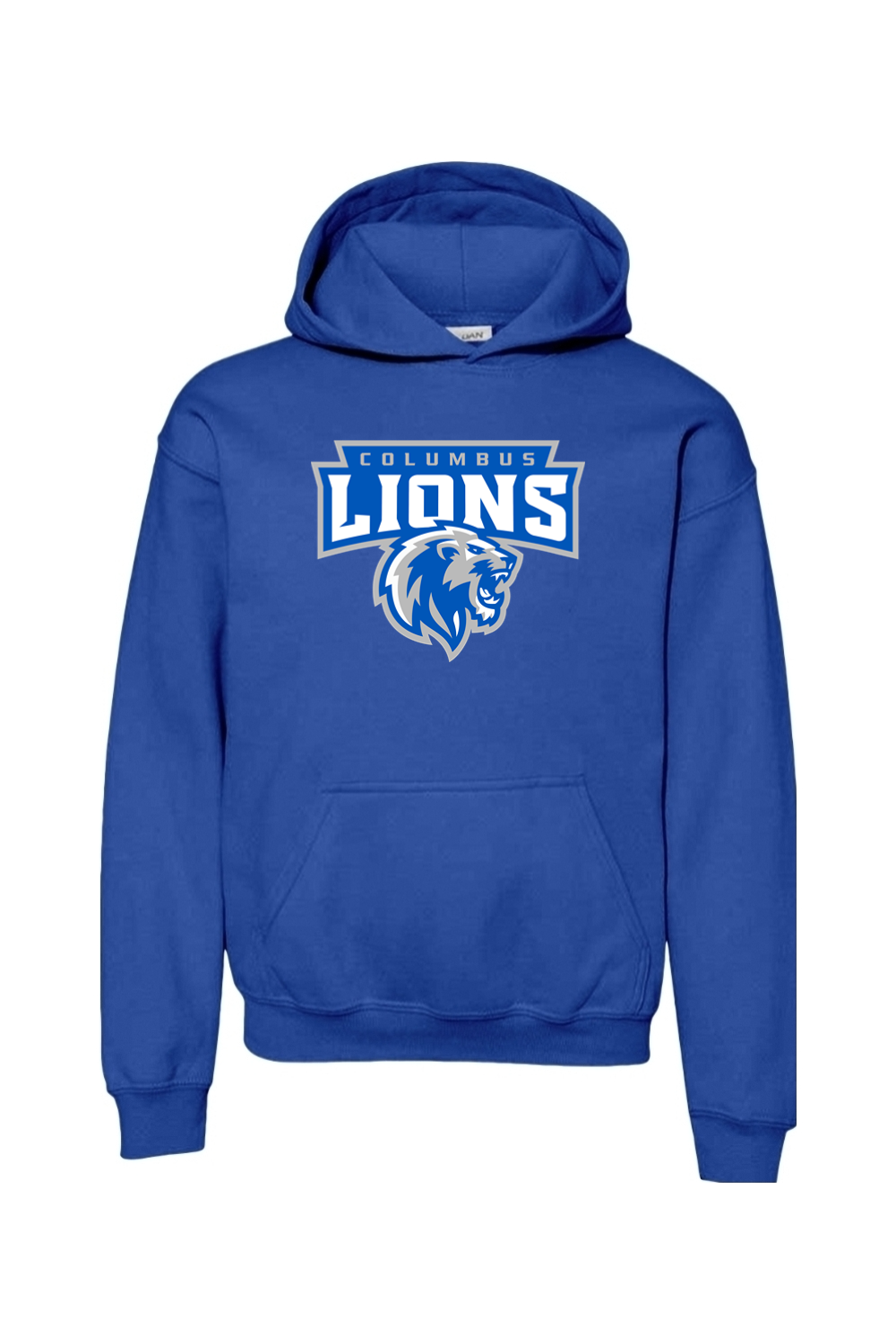Columbus Lions | Youth | Gildan Heavy Blend Hooded Sweatshirt