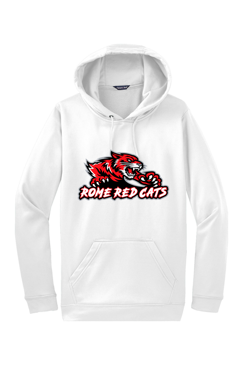 Rome Red Cats | Adult | Sport-Tek Sport-Wick Fleece Hooded Pullover