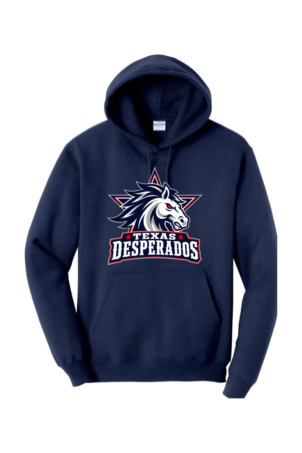 Texas Desperados | Adult | Gildan Heavy Blend Hooded Sweatshirt