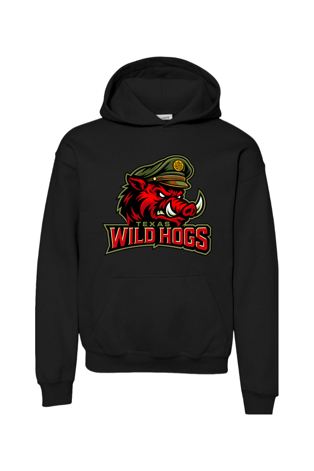 Texas Wild Hogs | Youth | Gildan Heavy Blend Hooded Sweatshirt