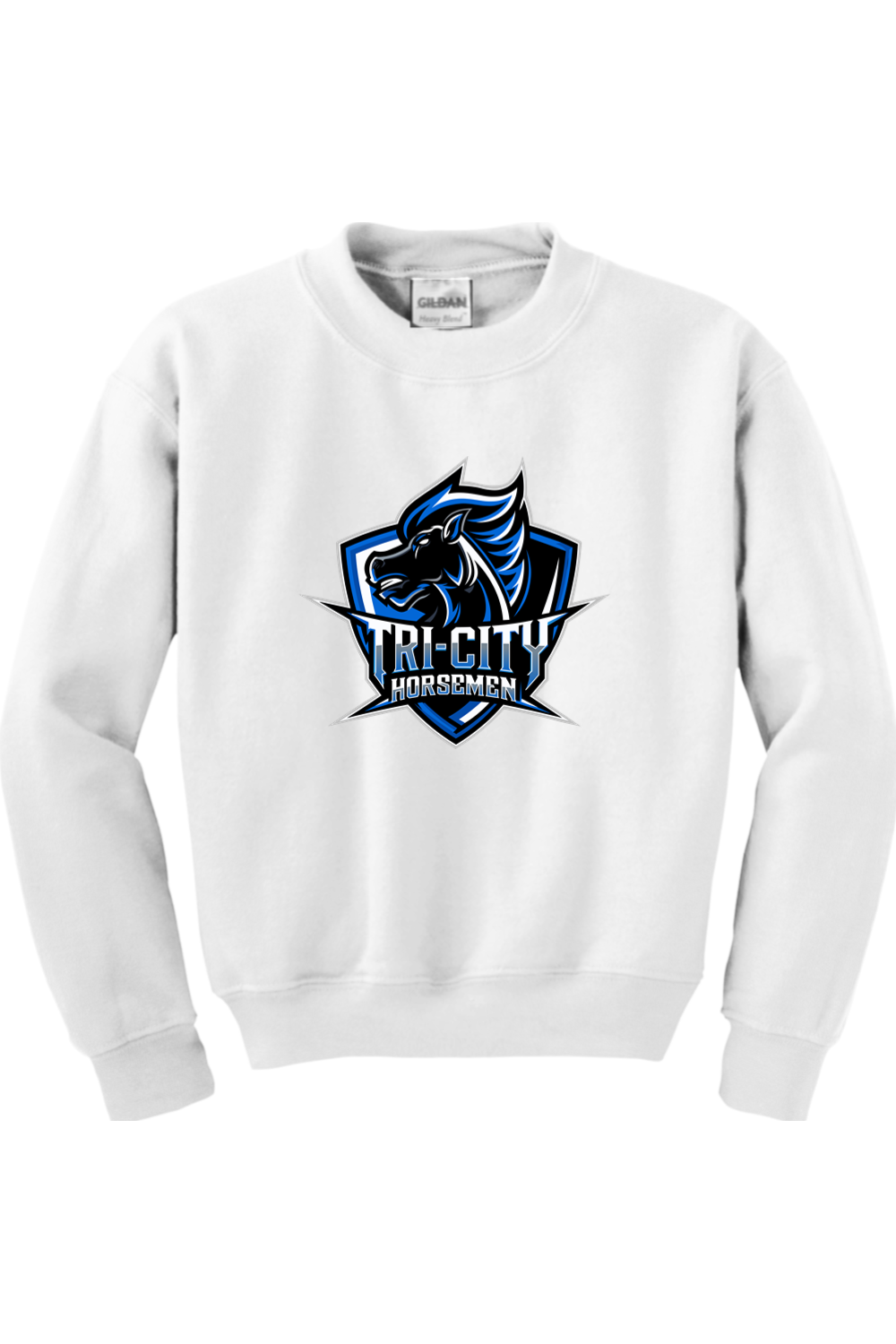 Tri-City Horsemen | Youth | Gildan Heavy Blend Crewneck Sweatshirt