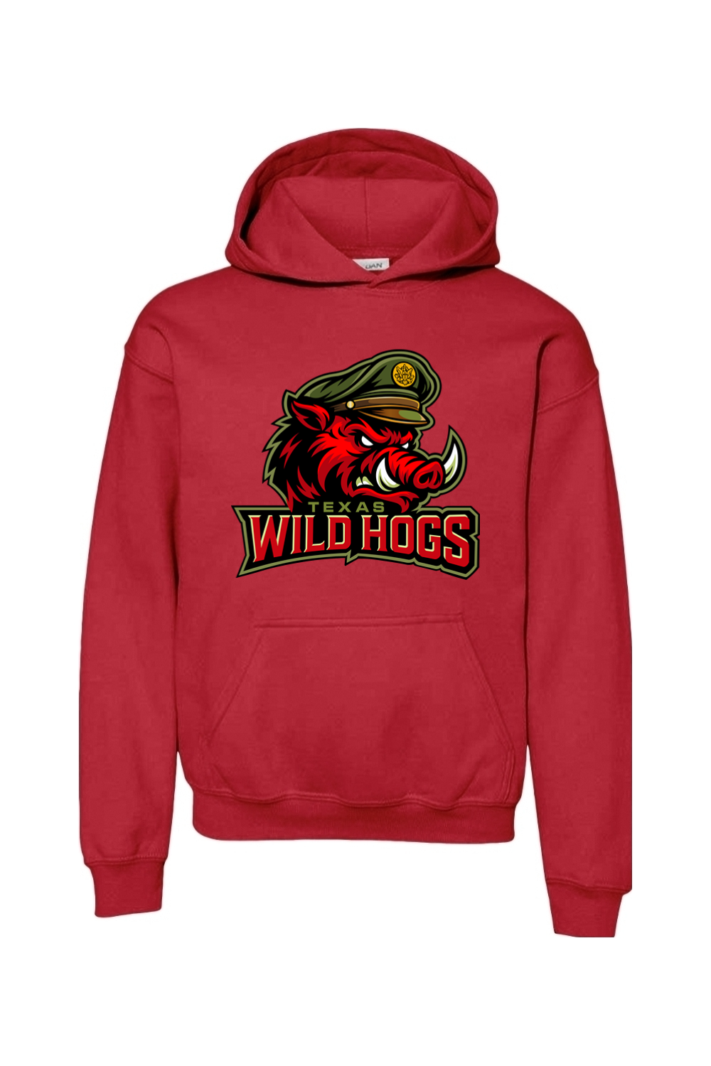 Texas Wild Hogs | Youth | Gildan Heavy Blend Hooded Sweatshirt