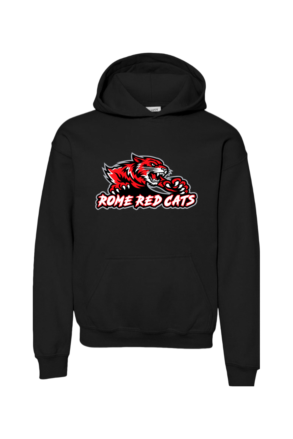Rome Red Cats | Youth | Gildan Heavy Blend Hooded Sweatshirt