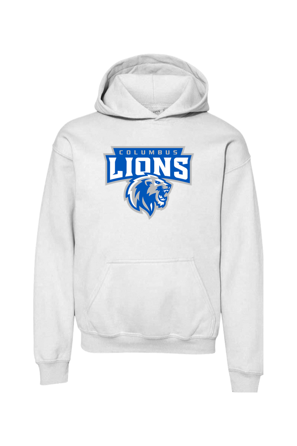 Columbus Lions | Youth | Gildan Heavy Blend Hooded Sweatshirt