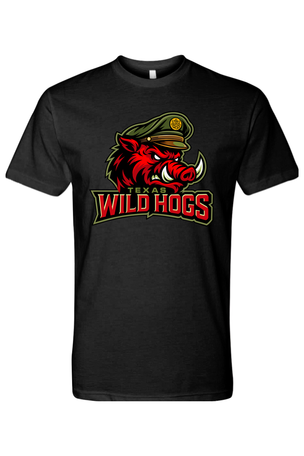 Texas Wild Hogs | Adult | Next Level CVC Tee