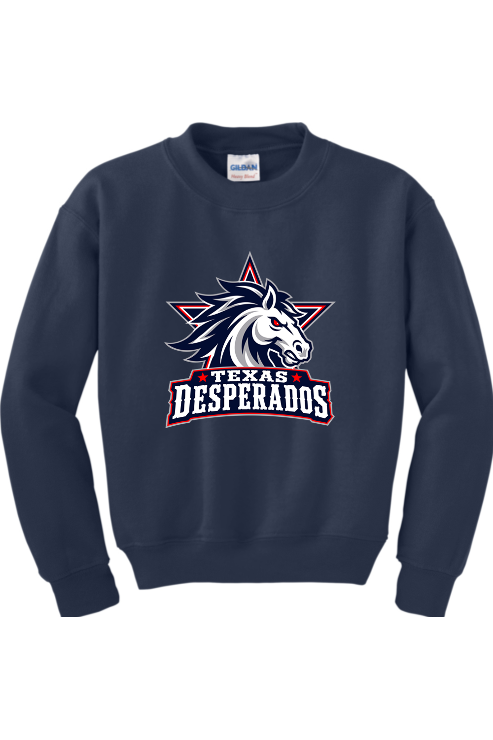 Texas Desperados | Youth | Gildan Heavy Blend Crewneck Sweatshirt