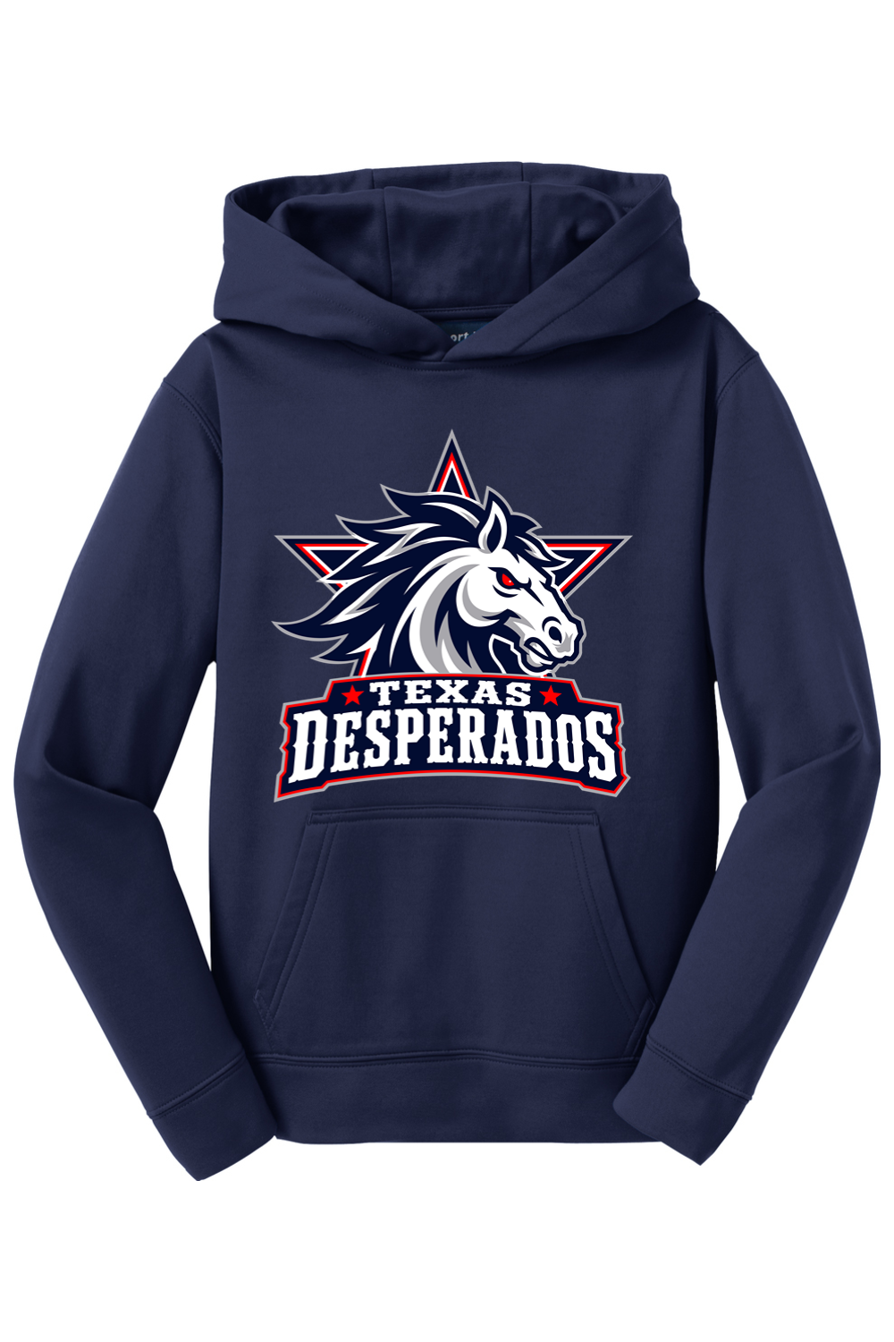 Texas Desperados | Youth | Sport-Tek Sport-Wick Fleece Hooded Pullover
