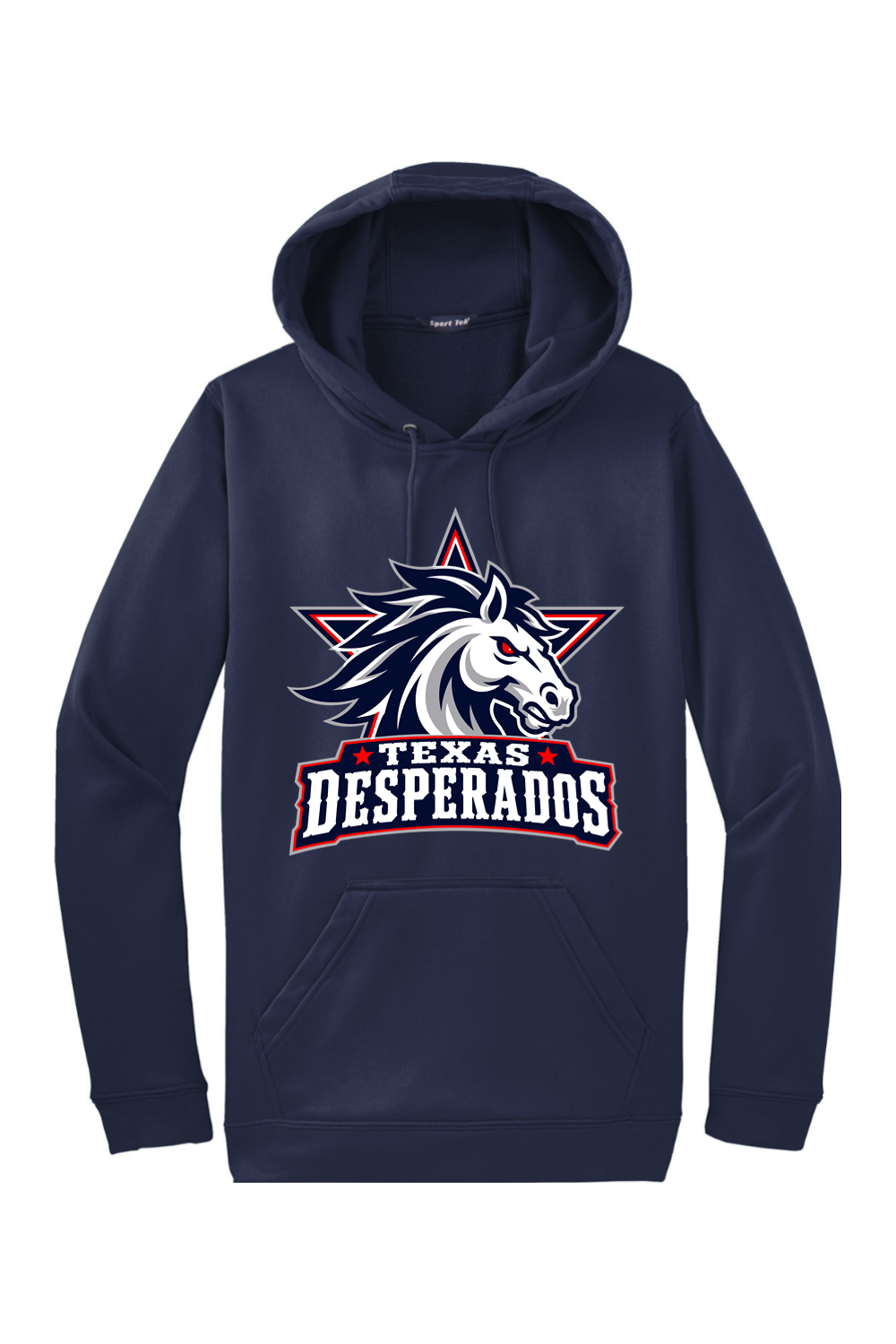 Texas Desperados | Adult | Sport-Tek Sport-Wick Fleece Hooded Pullover