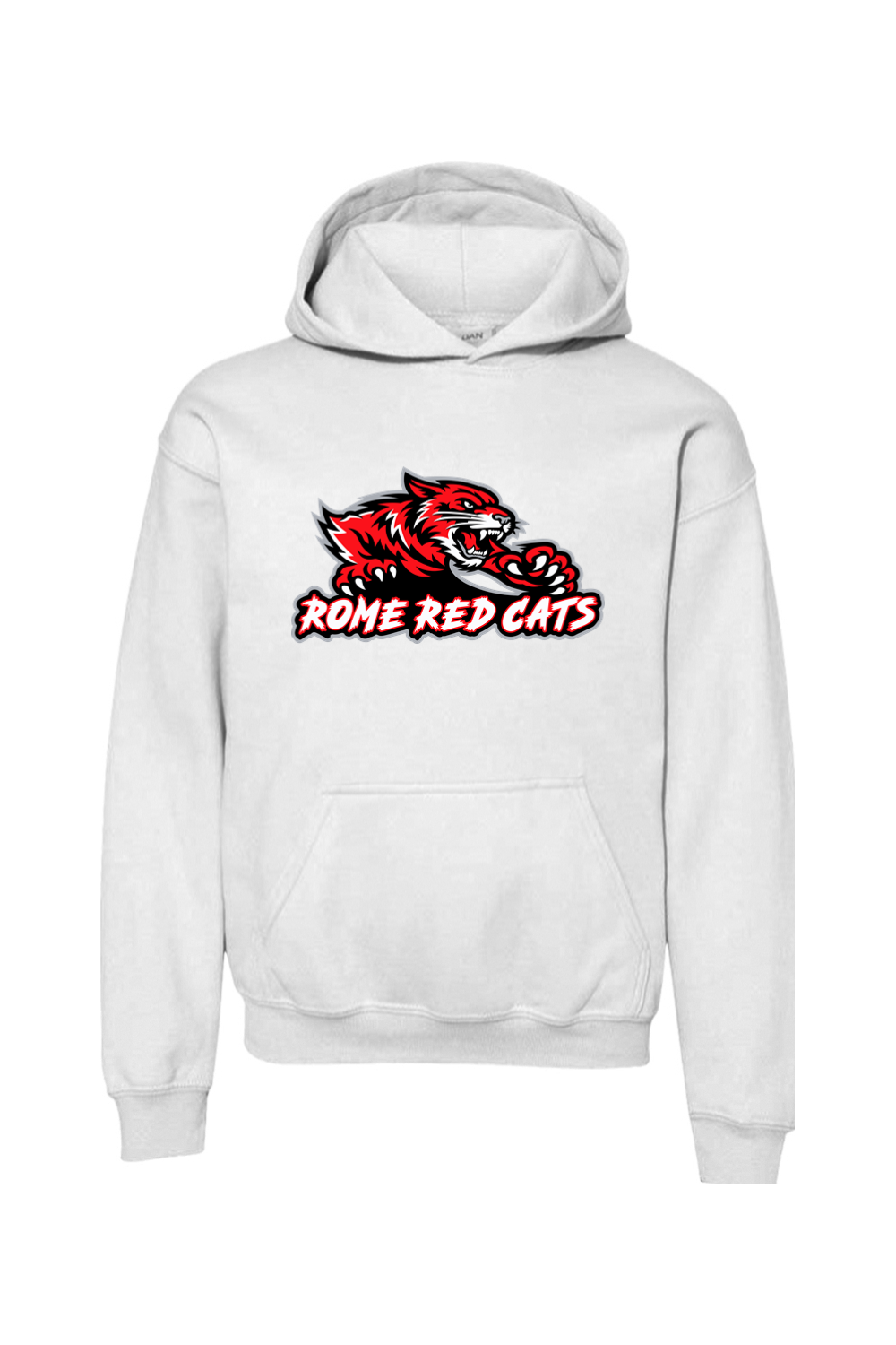 Rome Red Cats | Youth | Gildan Heavy Blend Hooded Sweatshirt
