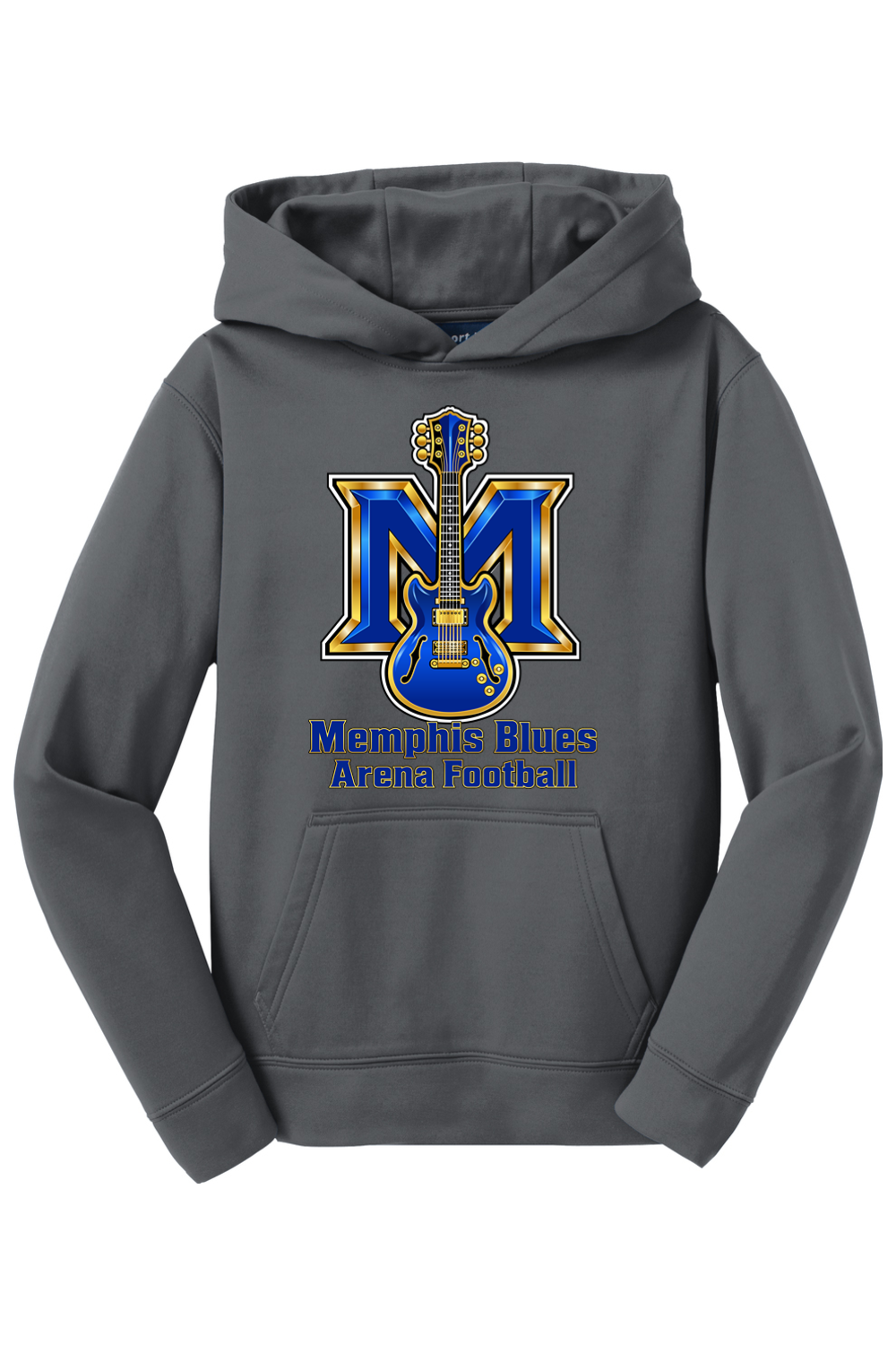 Memphis Blues | Youth | Sport-Tek Sport-Wick Fleece Hooded Pullover