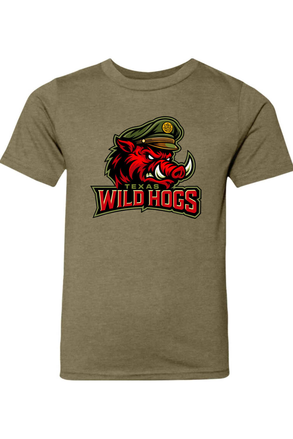Texas Wild Hogs | Youth | Next Level CVC Tee