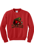Texas Wild Hogs | Youth | Gildan Heavy Blend Crewneck Sweatshirt