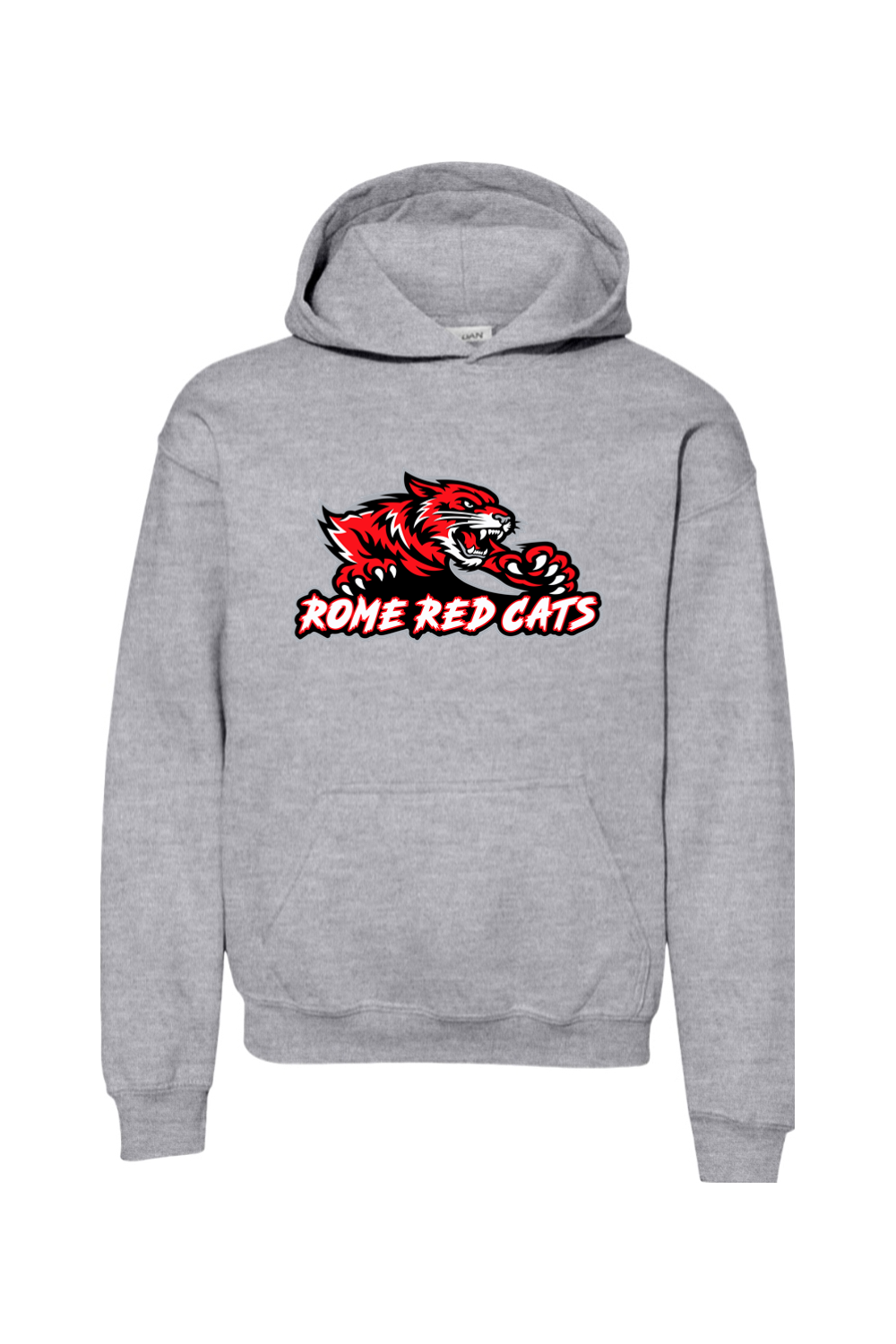 Rome Red Cats | Youth | Gildan Heavy Blend Hooded Sweatshirt