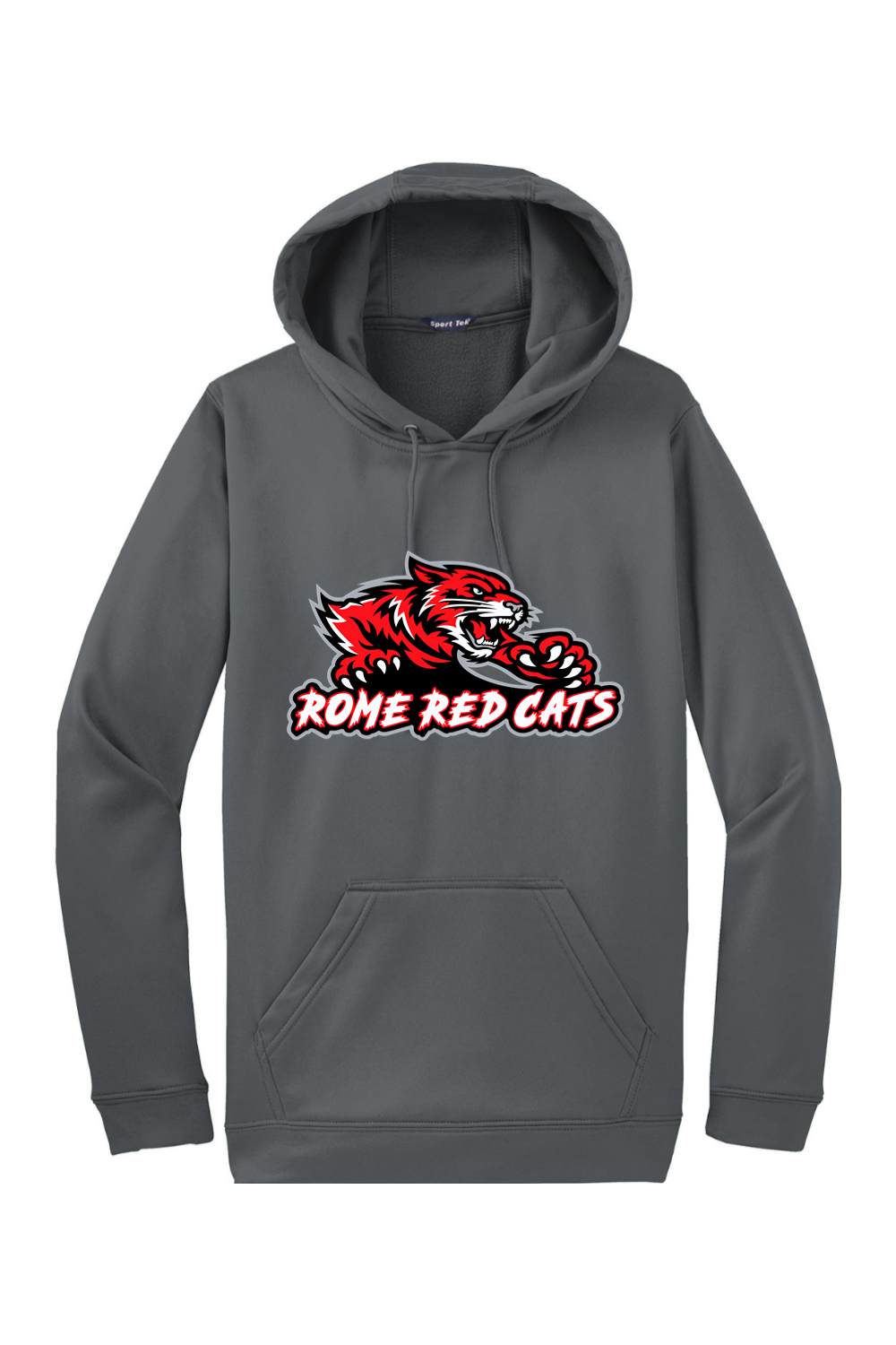 Rome Red Cats | Adult | Sport-Tek Sport-Wick Fleece Hooded Pullover