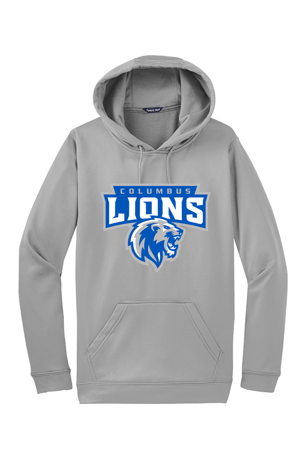 Columbus Lions | Adult | Sport-Tek Sport-Wick Fleece Hooded Pullover