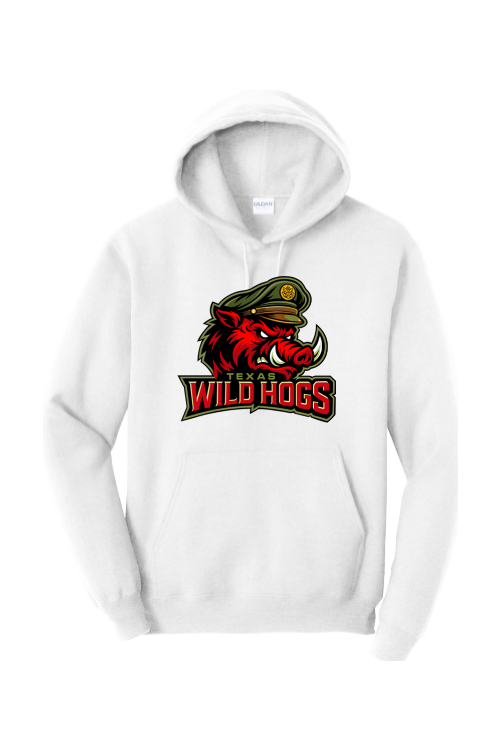 Texas Wild Hogs | Adult | Gildan Heavy Blend Hooded Sweatshirt