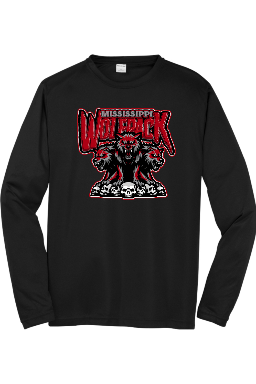 Mississippi Wolfpack | Adult | Sport-Tek Long Sleeve PosiCharge Competitor Tee