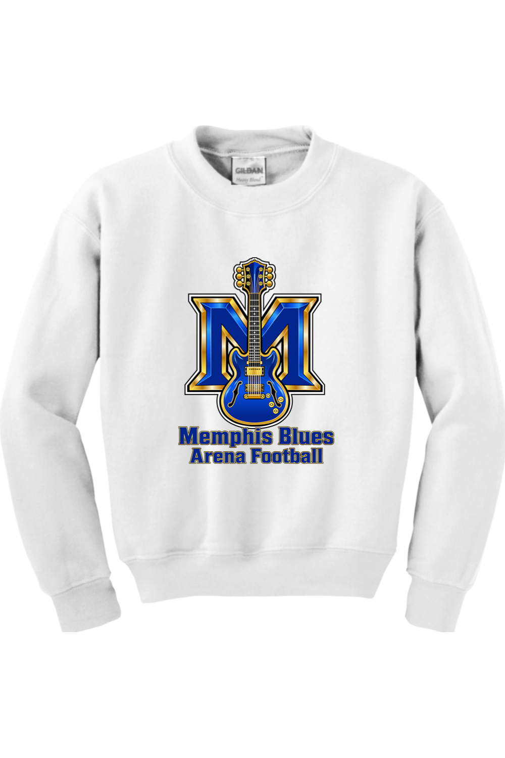 Memphis Blues | Youth | Gildan Heavy Blend Crewneck Sweatshirt