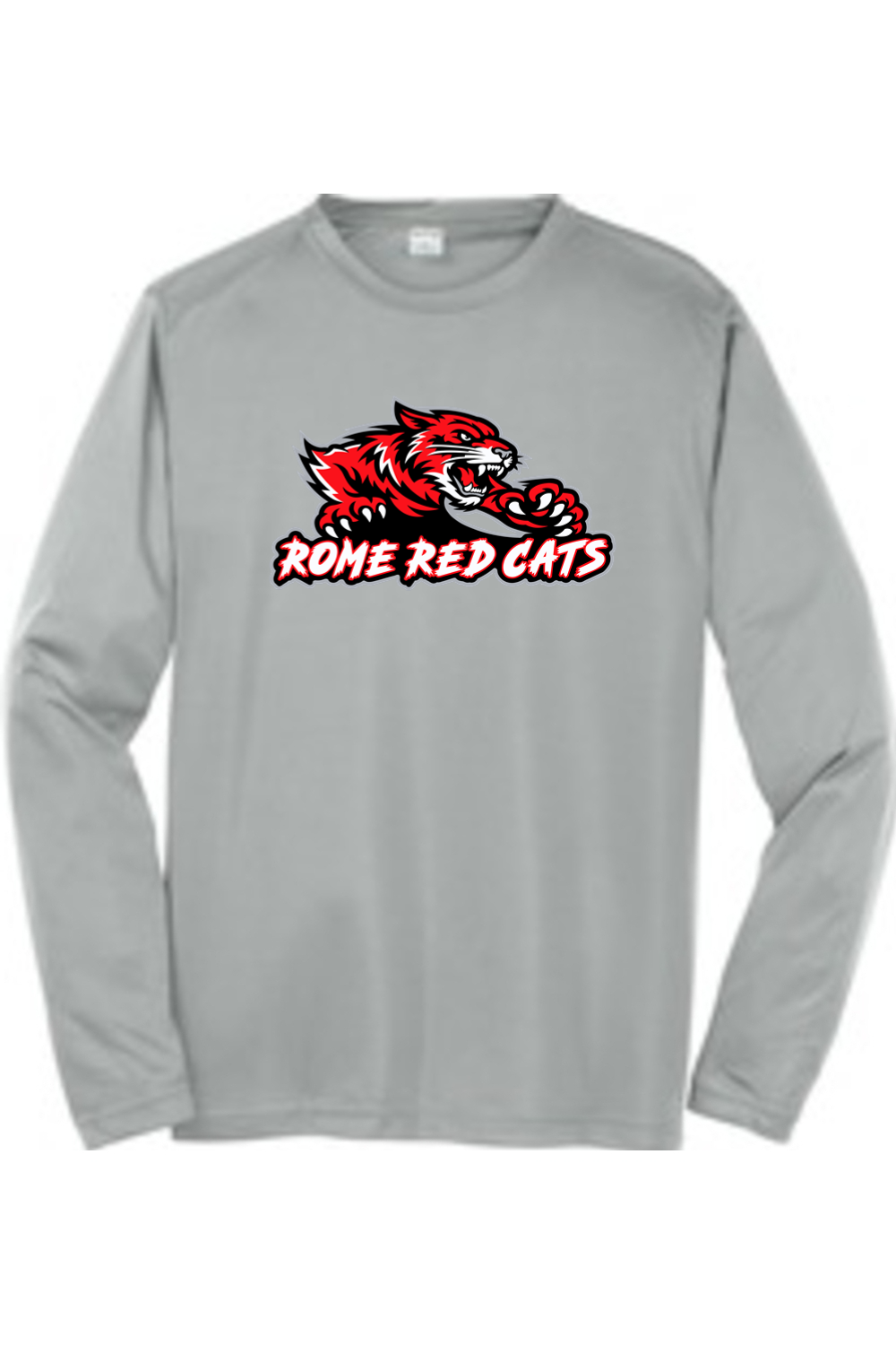 Rome Red Cats | Adult | Sport-Tek Long Sleeve PosiCharge Competitor Tee