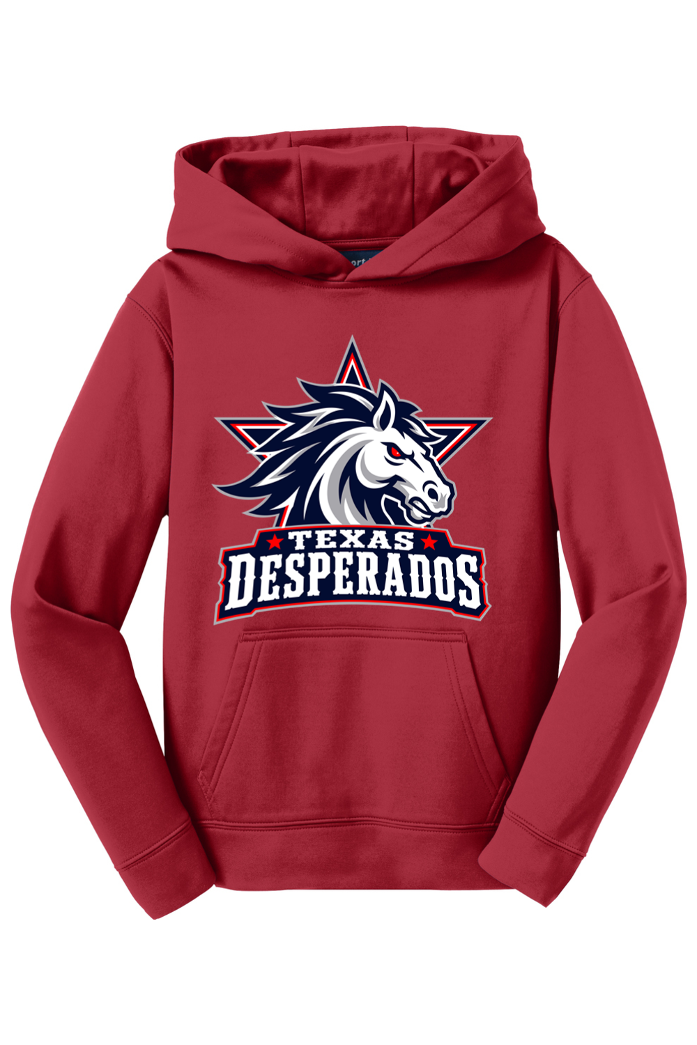 Texas Desperados | Youth | Sport-Tek Sport-Wick Fleece Hooded Pullover