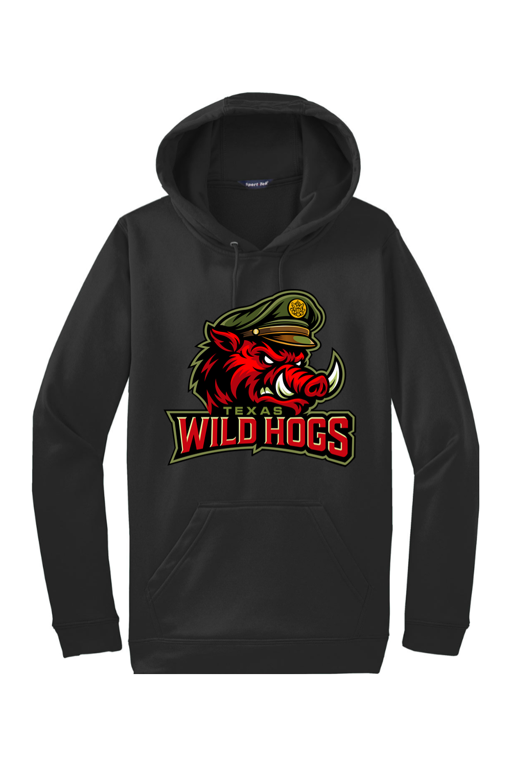 Texas Wild Hogs | Adult | Sport-Tek Sport-Wick Fleece Hooded Pullover