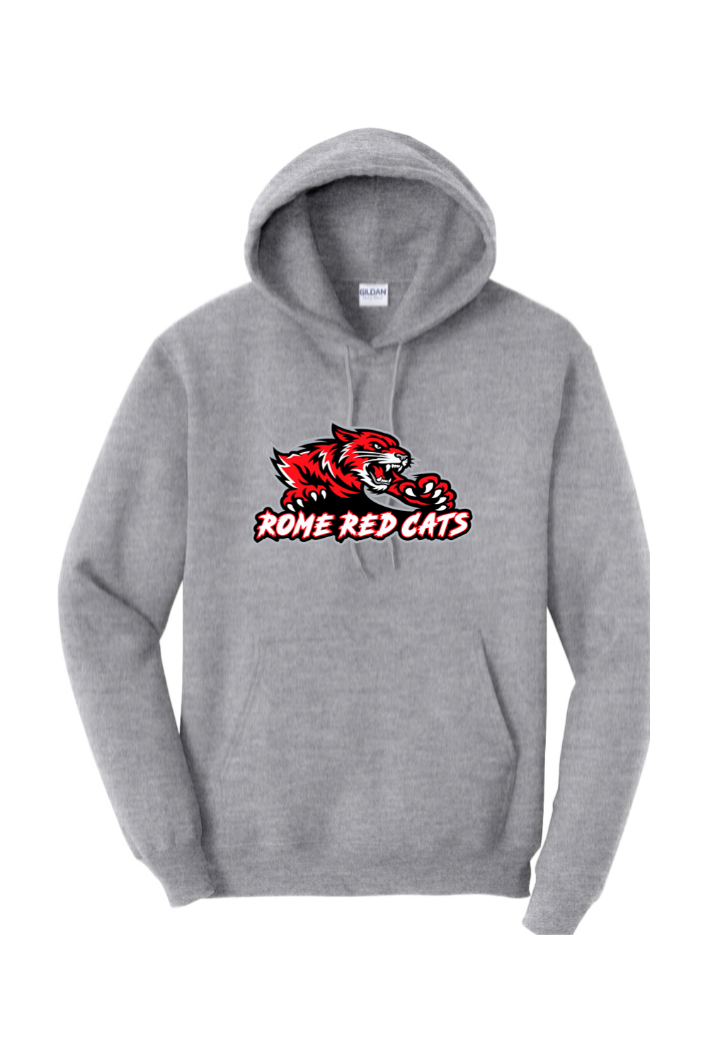 Rome Red Cats | Adult | Gildan Heavy Blend Hooded Sweatshirt