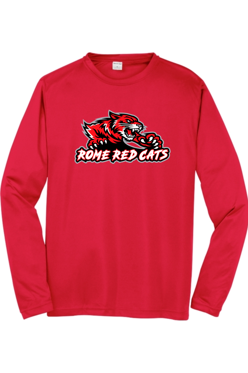 Rome Red Cats | Adult | Sport-Tek Long Sleeve PosiCharge Competitor Tee