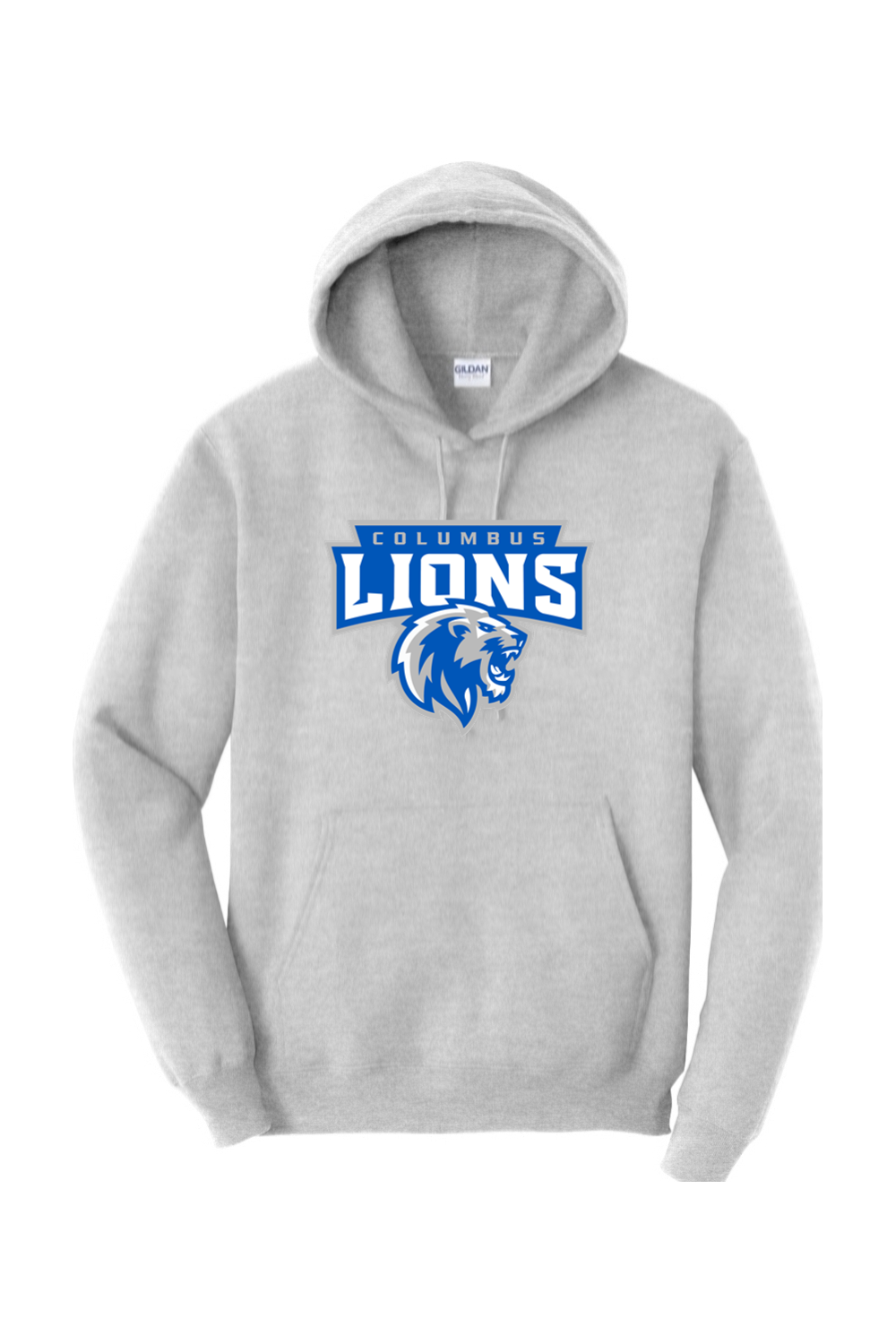 Columbus Lions | Adult | Gildan Heavy Blend Hooded Sweatshirt