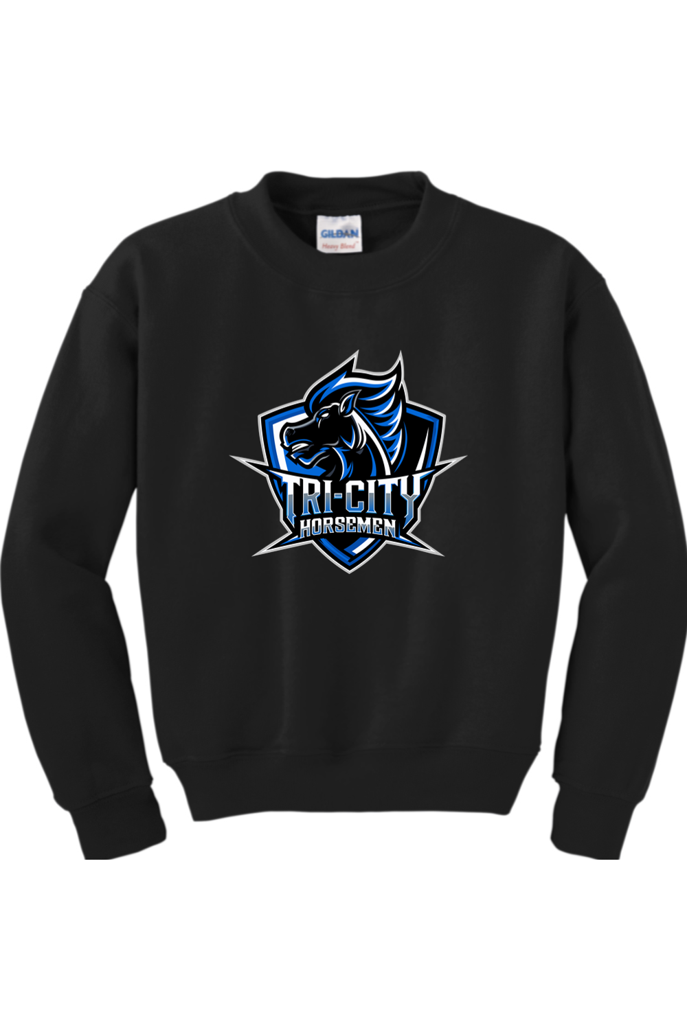 Tri-City Horsemen | Youth | Gildan Heavy Blend Crewneck Sweatshirt