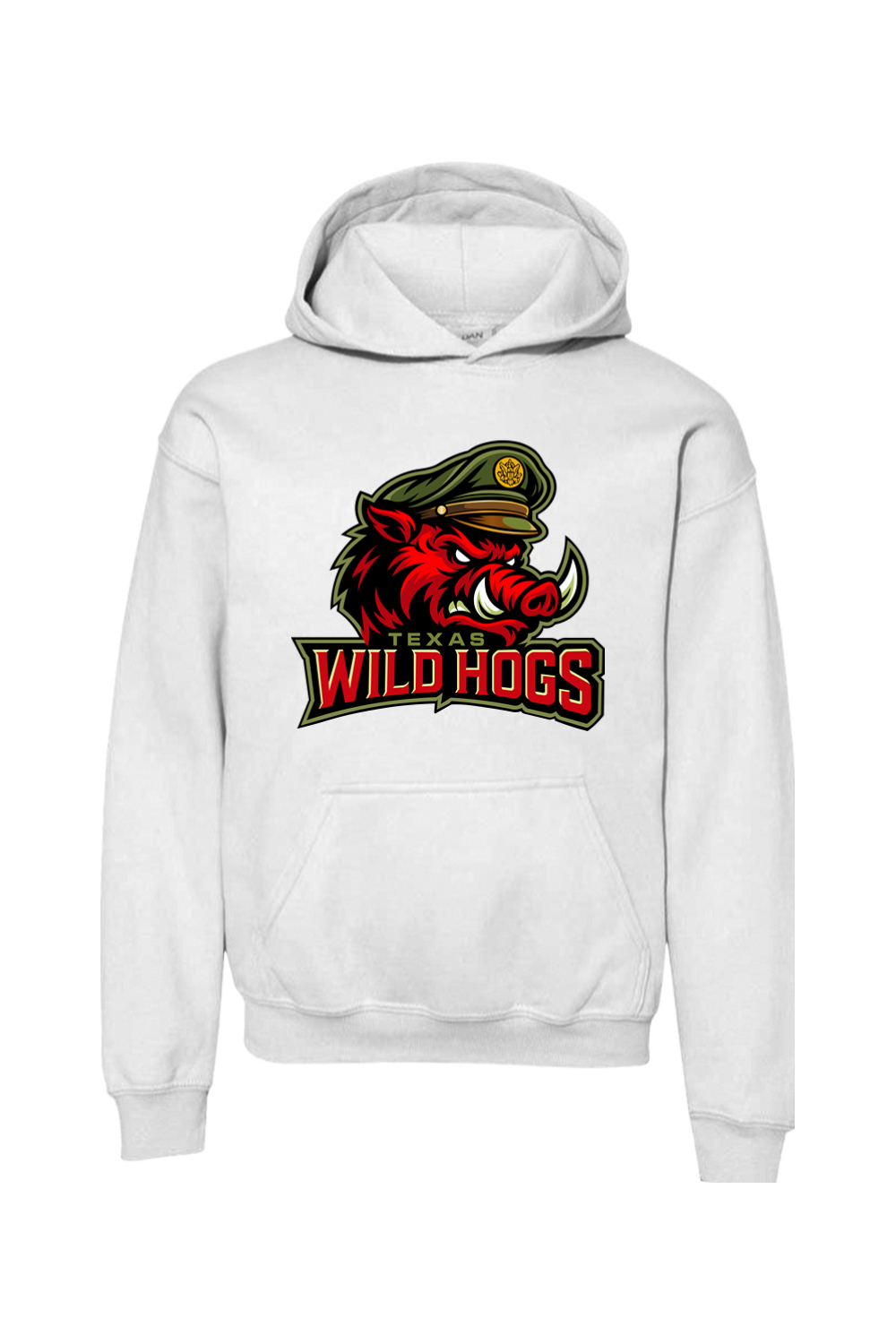 Texas Wild Hogs | Youth | Gildan Heavy Blend Hooded Sweatshirt
