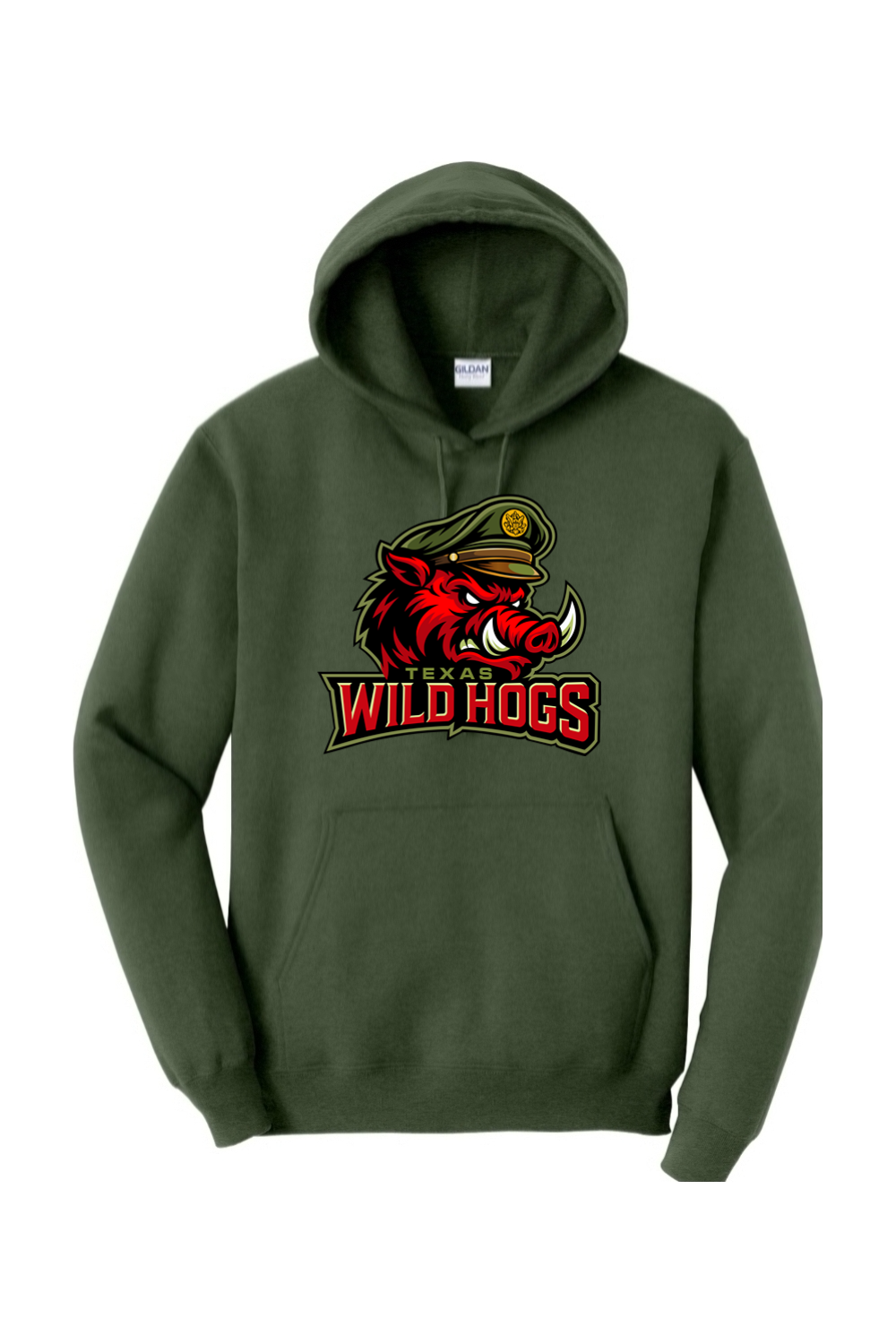 Texas Wild Hogs | Adult | Gildan Heavy Blend Hooded Sweatshirt