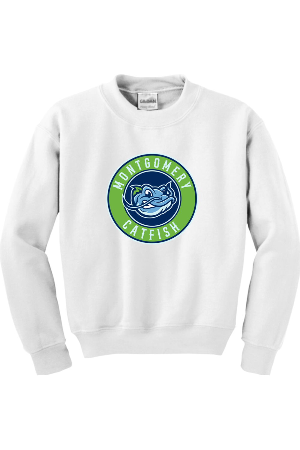 Montgomery Catfish | Youth | Gildan Heavy Blend Crewneck Sweatshirt