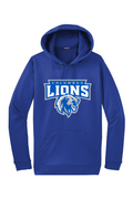 Columbus Lions | Adult | Sport-Tek Sport-Wick Fleece Hooded Pullover
