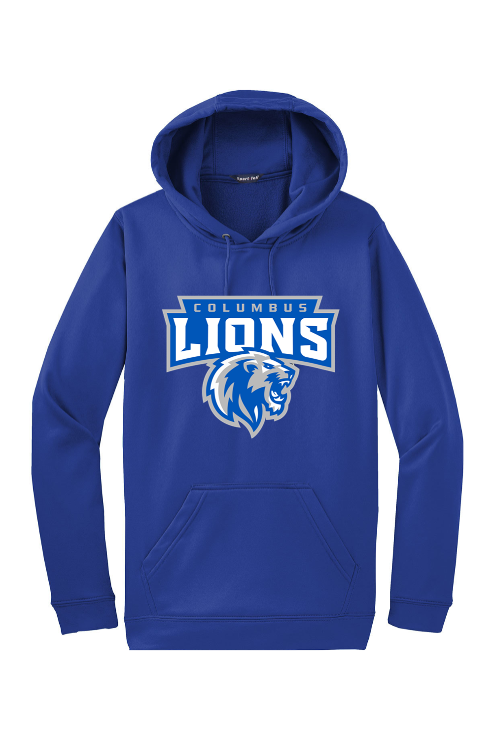 Columbus Lions | Adult | Sport-Tek Sport-Wick Fleece Hooded Pullover