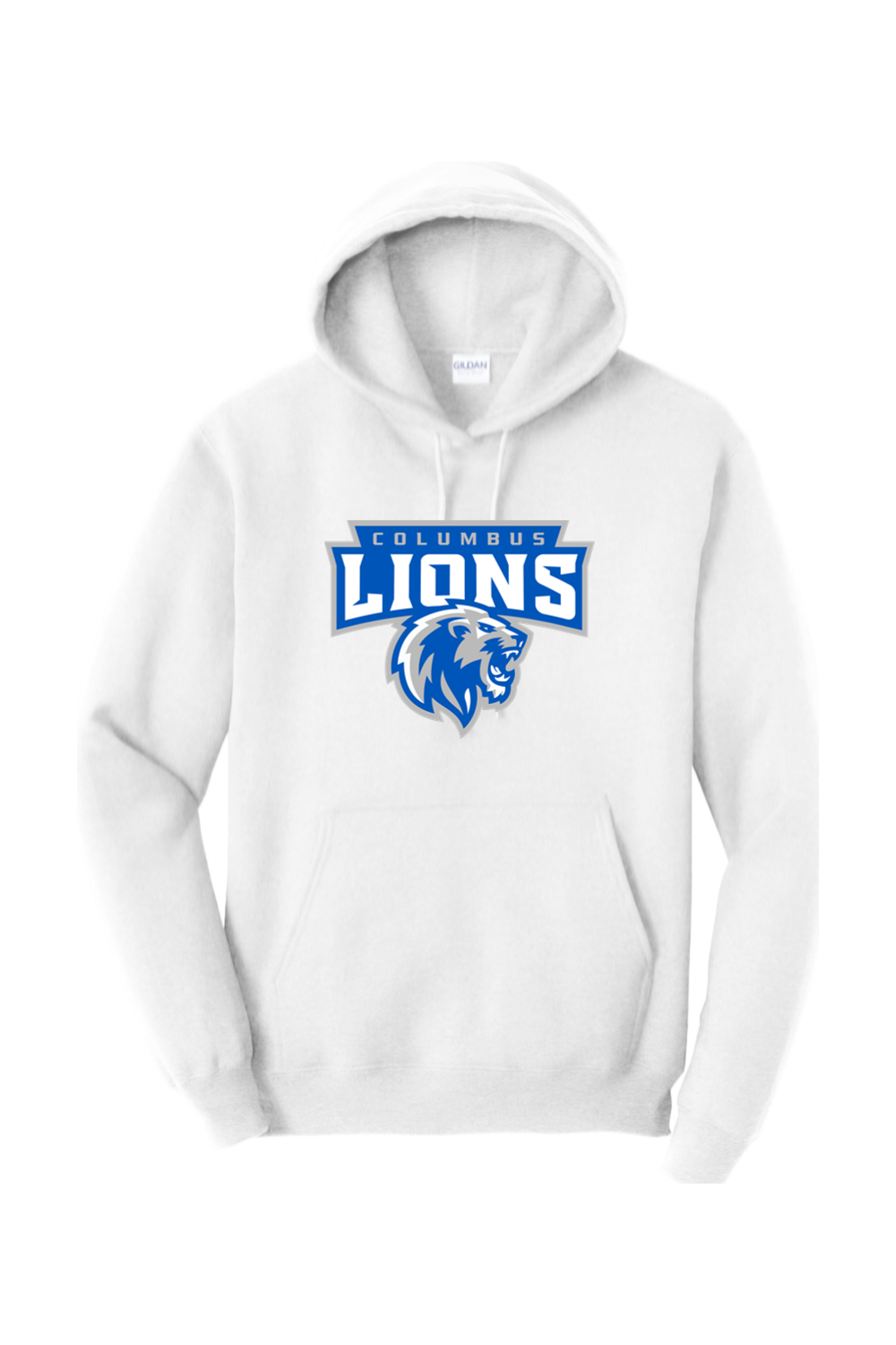 Columbus Lions | Adult | Gildan Heavy Blend Hooded Sweatshirt