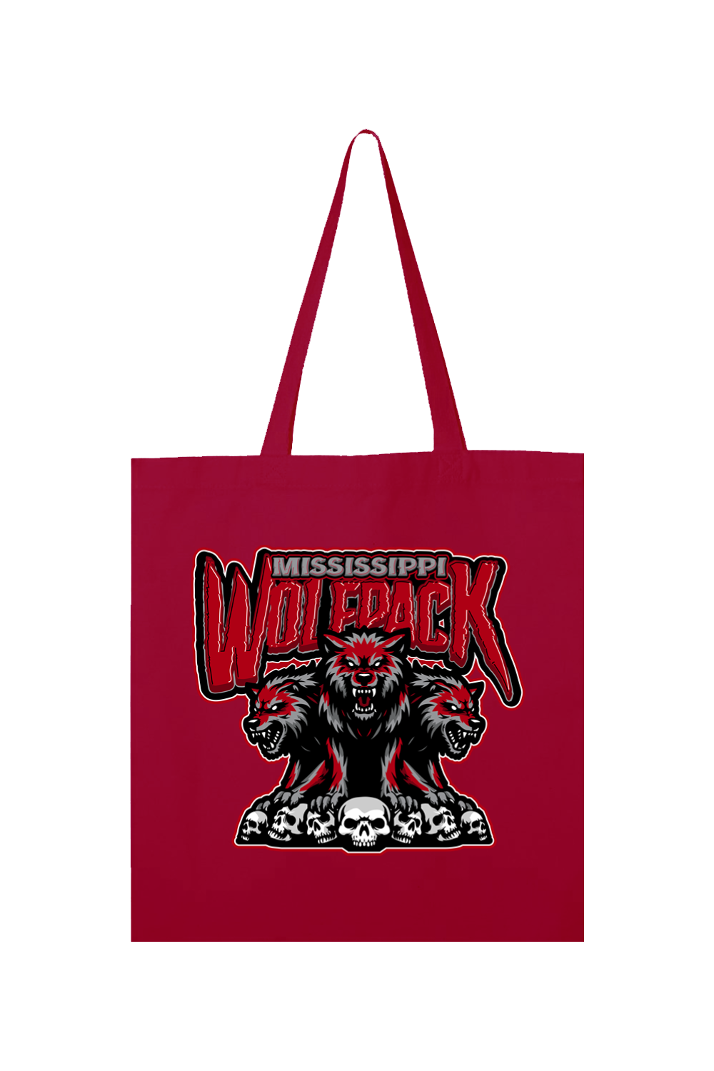 Mississippi Wolfpack | Q-Tees Economy Tote