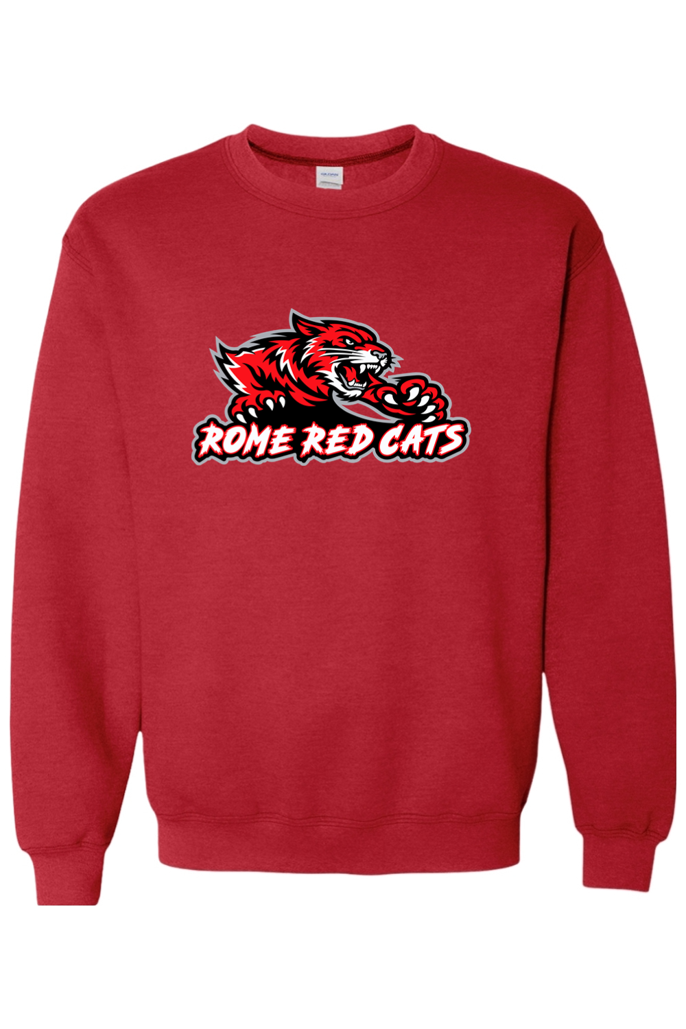 Rome Red Cats | Adult | Gildan Heavy Blend Crewneck Sweatshirt