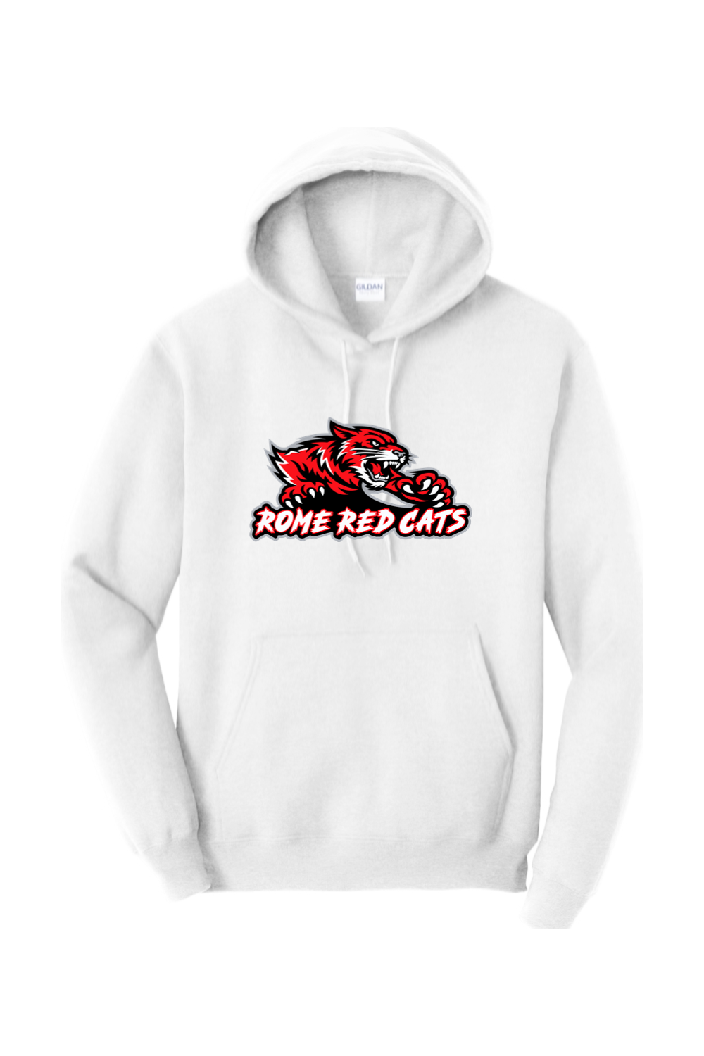 Rome Red Cats | Adult | Gildan Heavy Blend Hooded Sweatshirt