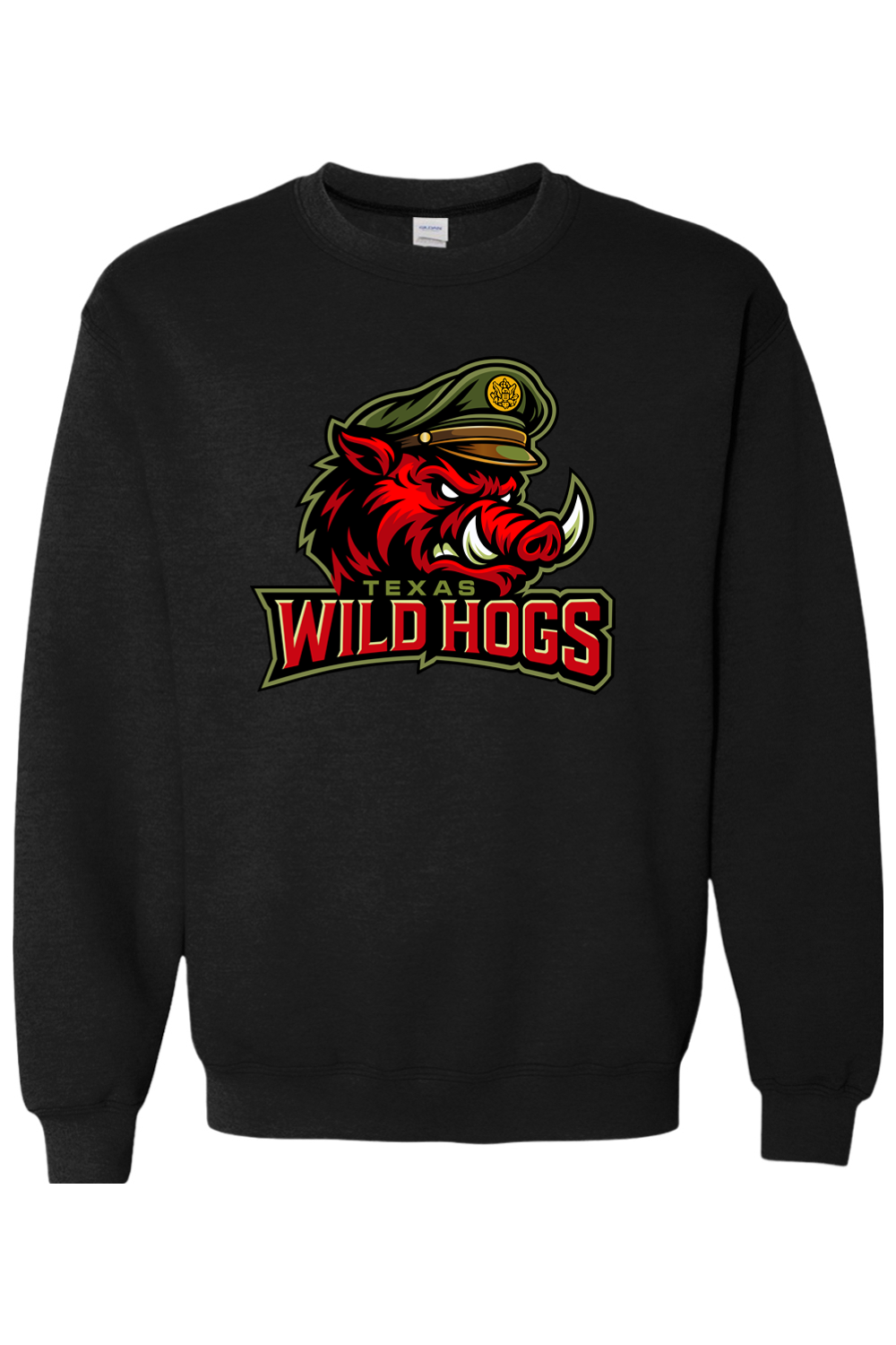 Texas Wild Hogs | Adult | Gildan Heavy Blend Crewneck Sweatshirt