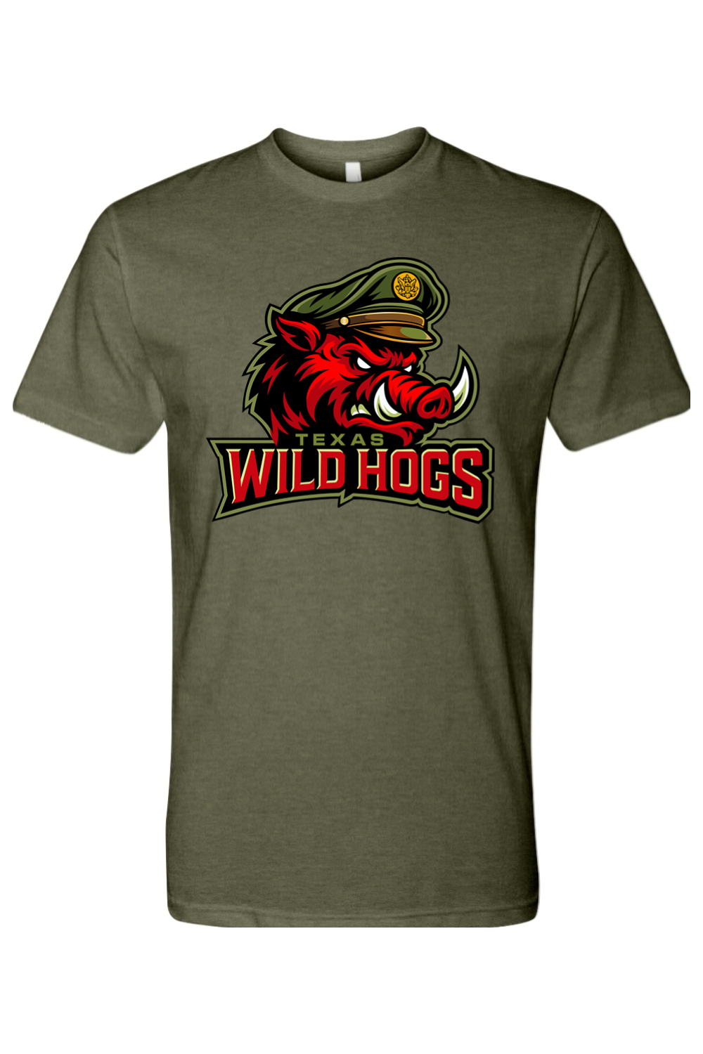 Texas Wild Hogs | Adult | Next Level CVC Tee