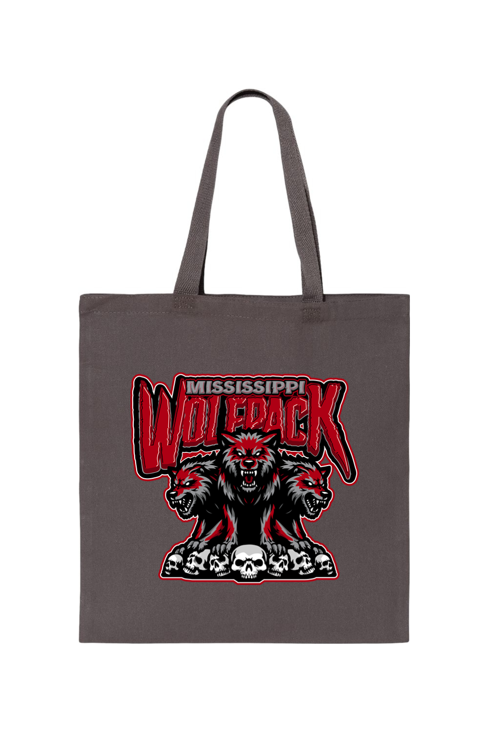 Mississippi Wolfpack | Q-Tees Economy Tote