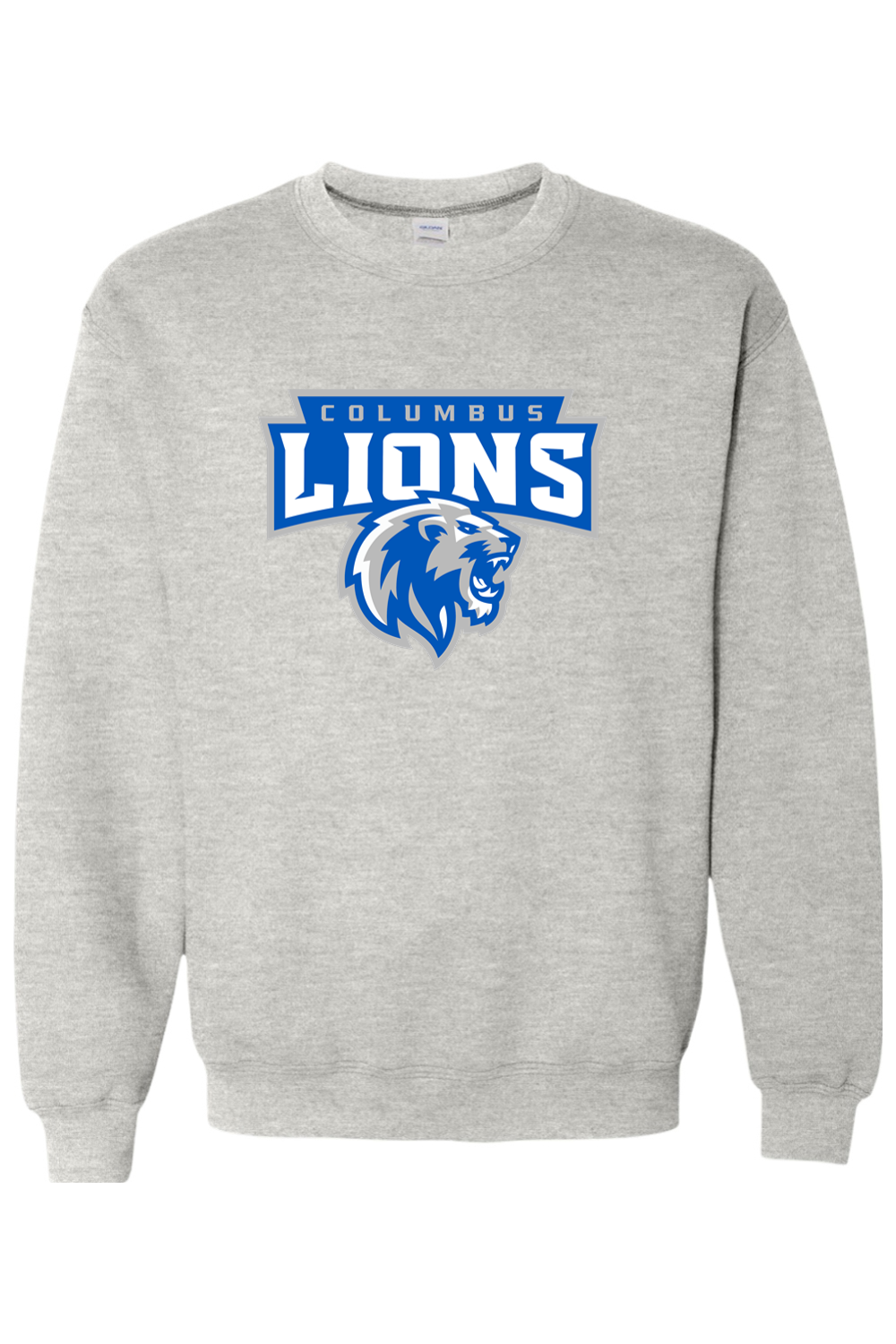 Columbus Lions | Adult | Gildan Heavy Blend Crewneck Sweatshirt