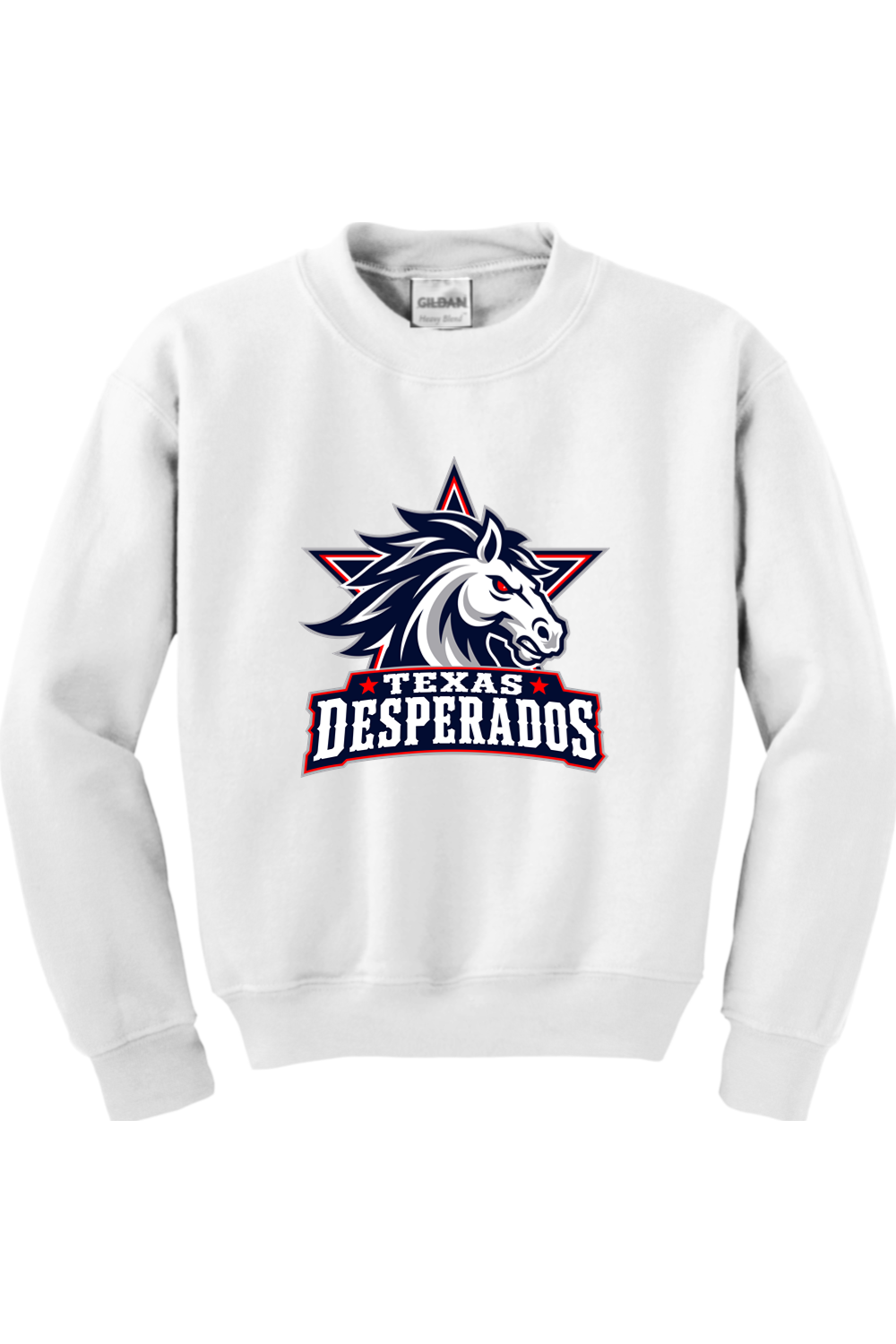 Texas Desperados | Youth | Gildan Heavy Blend Crewneck Sweatshirt