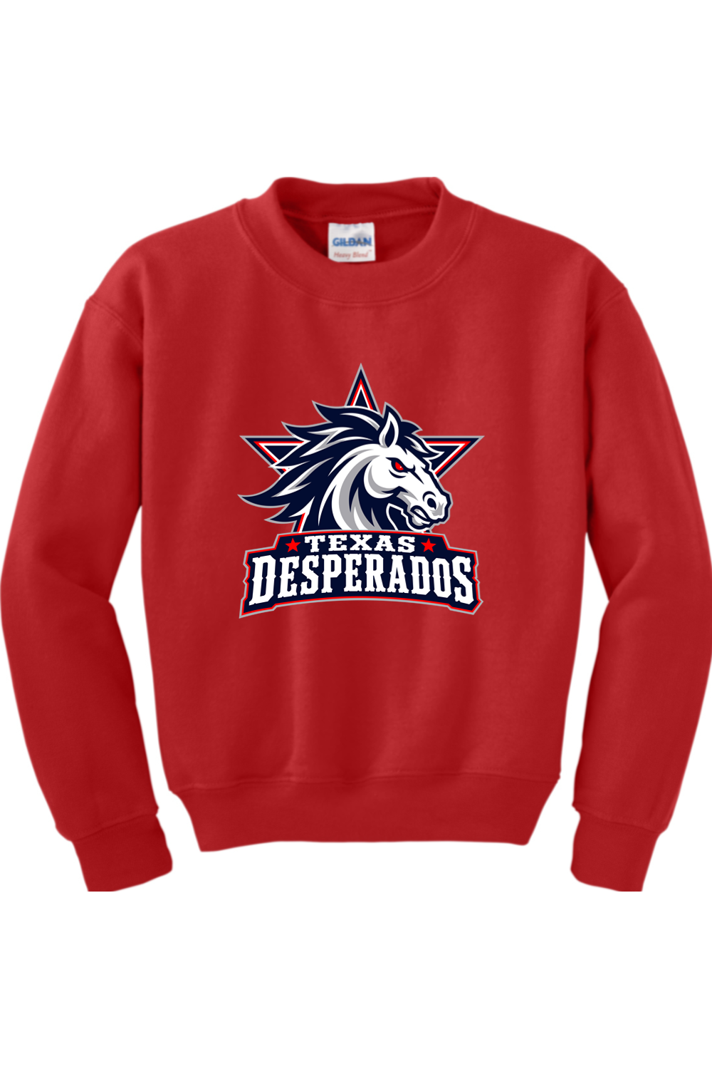 Texas Desperados | Youth | Gildan Heavy Blend Crewneck Sweatshirt
