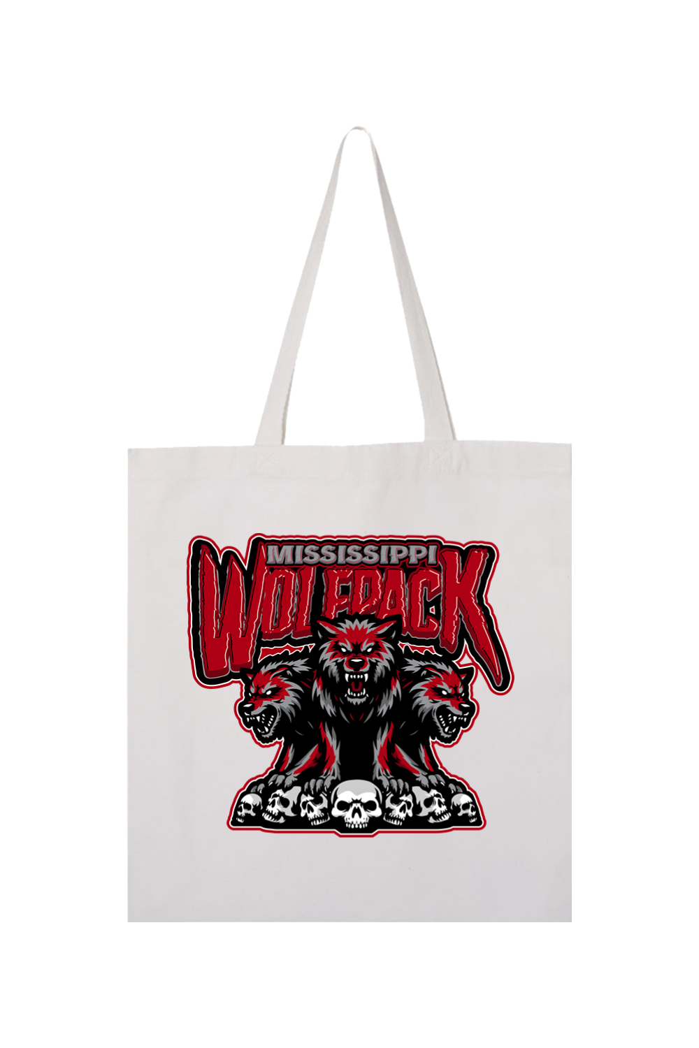 Mississippi Wolfpack | Q-Tees Economy Tote
