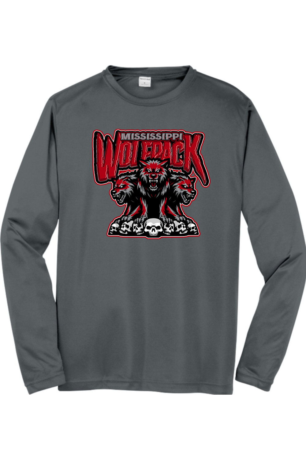 Mississippi Wolfpack | Adult | Sport-Tek Long Sleeve PosiCharge Competitor Tee